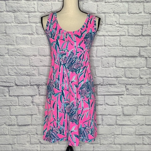 Lilly Pulitzer Raylee Elephant Print Sleeveless Mini Dress - Picture 3 of 13